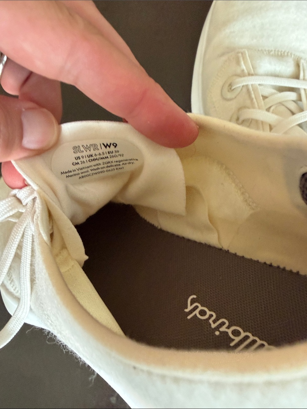 allbirds Women's Cream Wool Runners — Casual Lightweight Sneakers - Picture 4 of 4